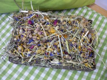 Heuschale mit Blüten 130 g