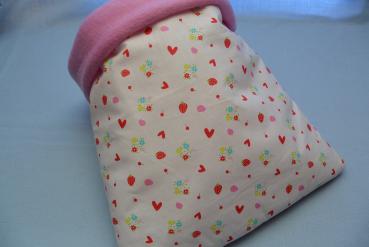 Kuschelsack "Strawberry love"